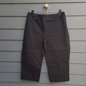 Ann Taylor vintage 90's Cropped Black Pants  - Size 8